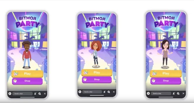 Snapchat Bitmoji Party les jeux multijoueurs arrivent sur Snapchat